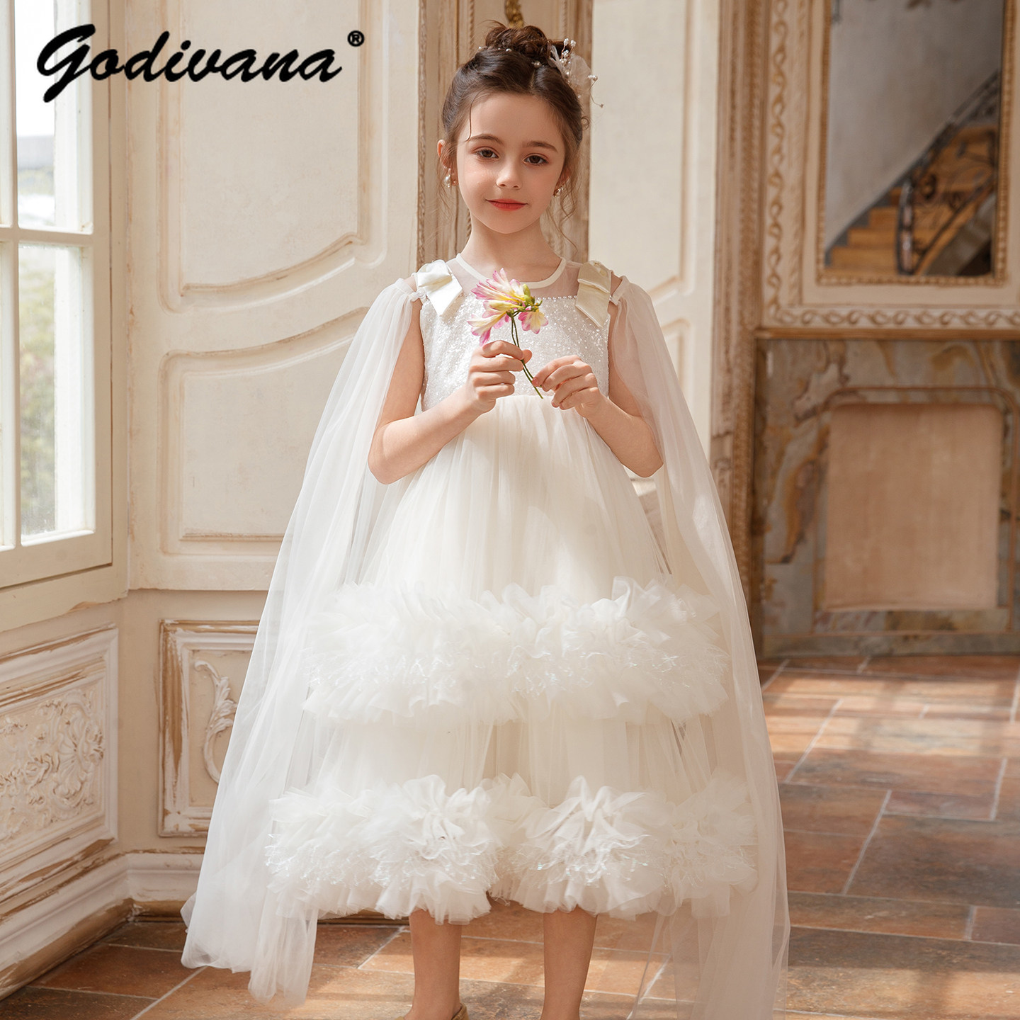ชุดเดรสเจ้าหญิงสำหรับเด็กผู้หญ - Glitter Tablecloth บทวิจารณ์และราคา