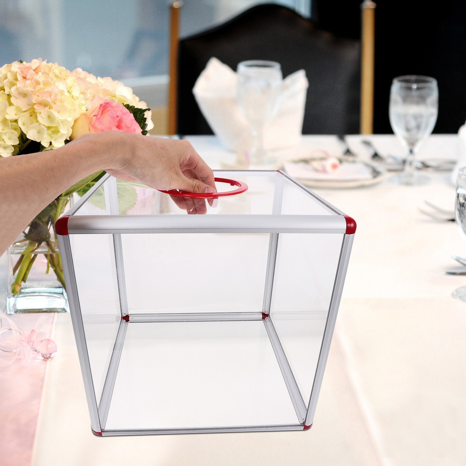 กล่องอะคริลิกใสขนาดใหญ่ สำหรับ - Event Party Box บทวิจารณ์และราคา