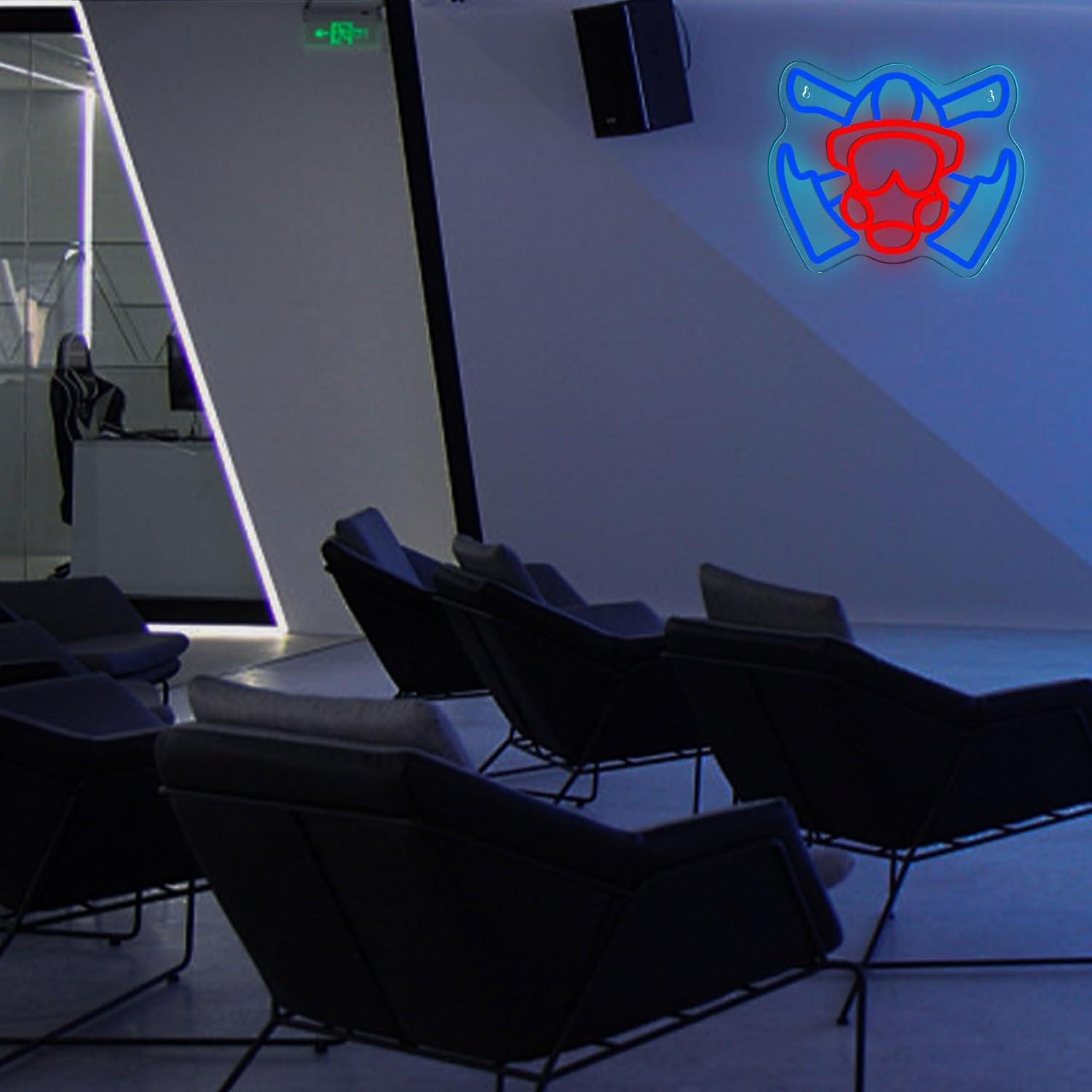 ป้ายไฟนีออนหน้ากากกันแก๊สสำหรั - Neon Sign Party บทวิจารณ์และราคา