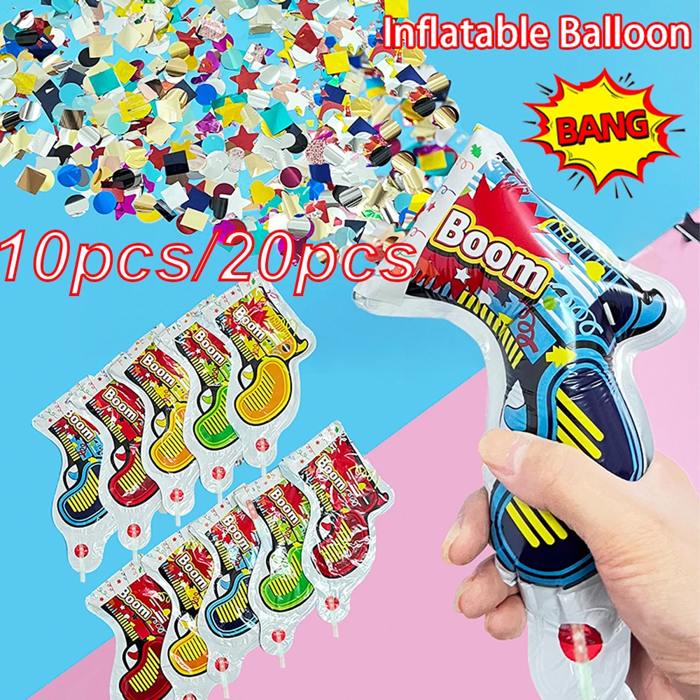 10 ชิ้น/20 ชิ้น ลูกโป่งงานเลี้ - Confetti Cannon Tube บทวิจารณ์และราคา